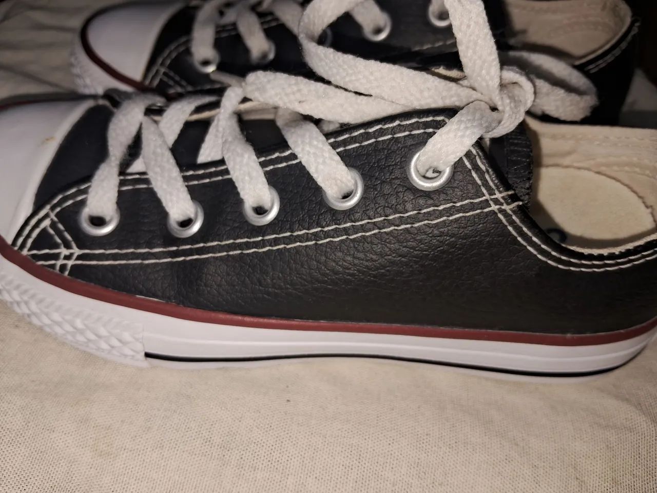 TÊNIS ALL STAR couro - Foto 4