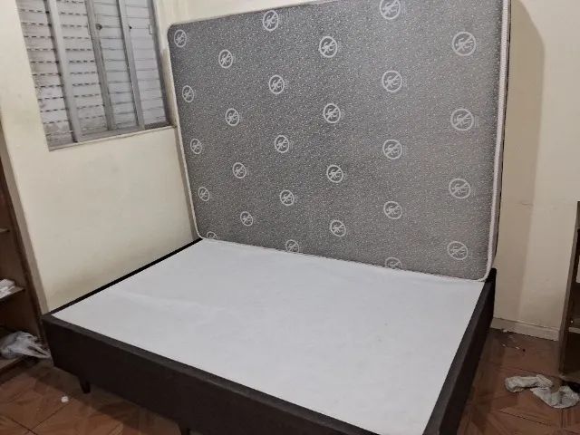 cama e colchão de casal - Foto 3