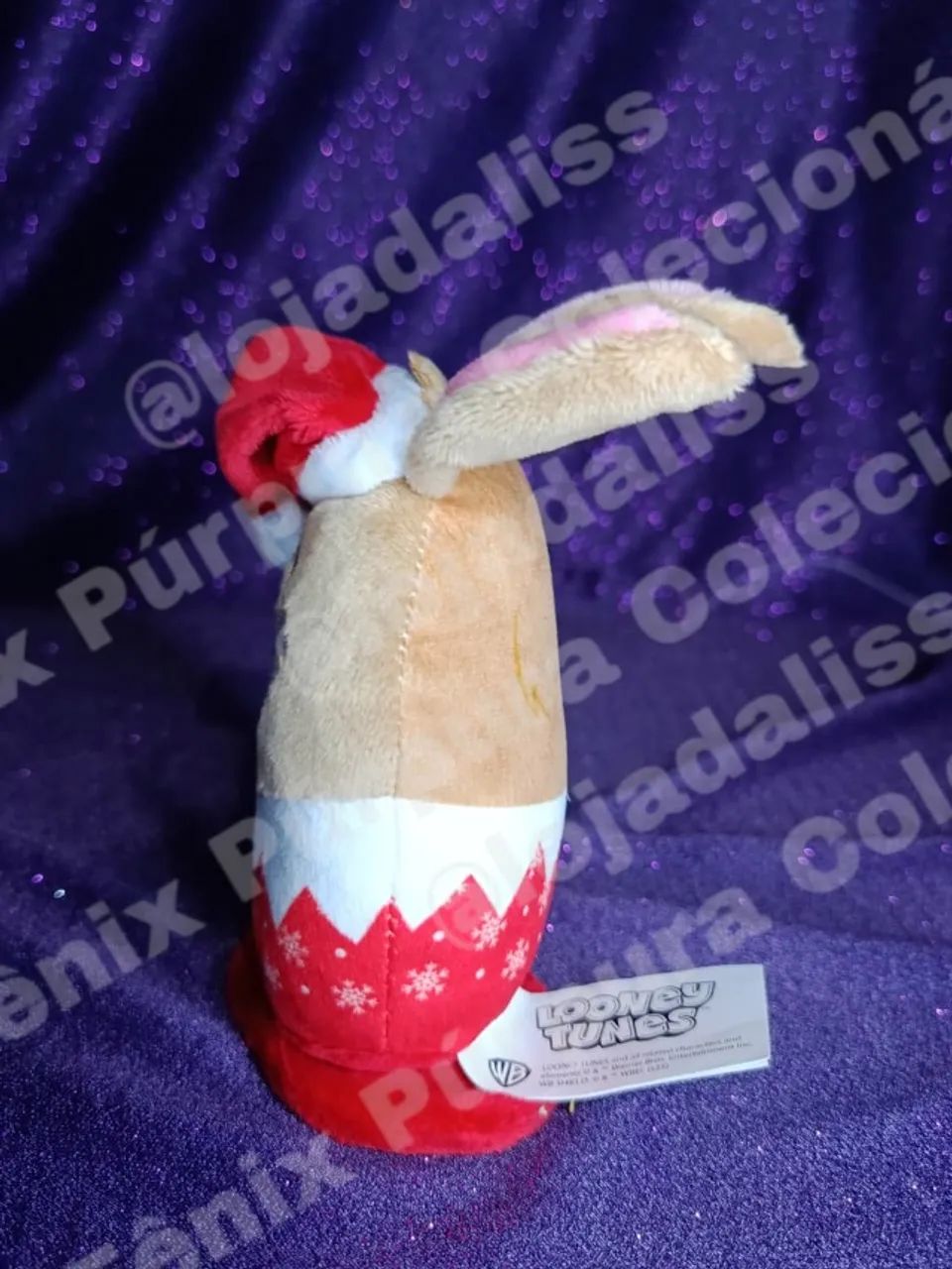 Coleção Pelúcias De Ombro Looney Tunes Lola Natal Ragazzo Habbib's Original - Foto 5