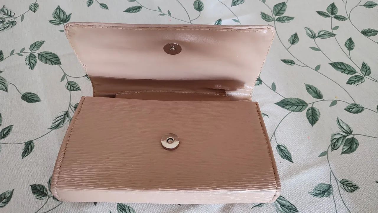 Bolsa Clutch Nude - Foto 5