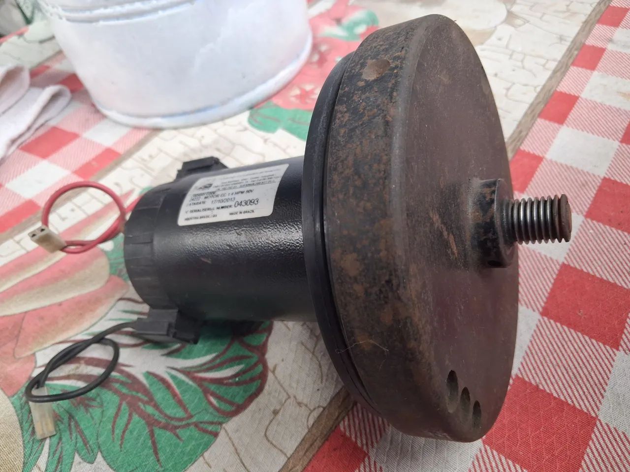 Motor DC 90V 1,4 HPM - Código 24222 - Foto 3