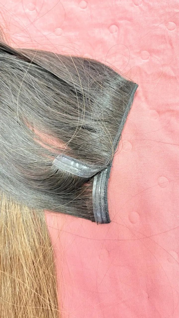 Cabelo brasileiro morena iluminada 63cm - Foto 4