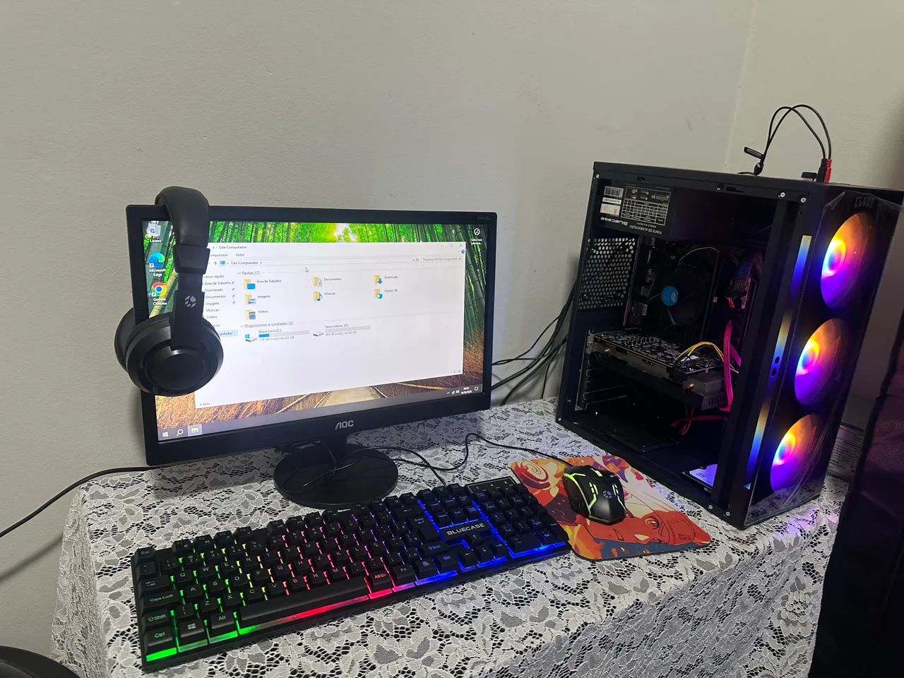 PC GAMER I5-9400F 9ª GERAÇÃO + RX 580 8GB + SSD 240GB | ACEITO TROCA / ACEITO PROPOSTA - Foto 6