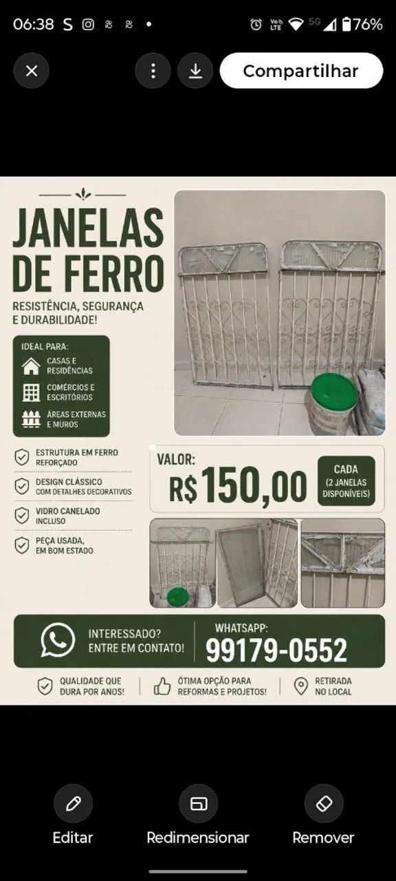 Janelas de ferro 
