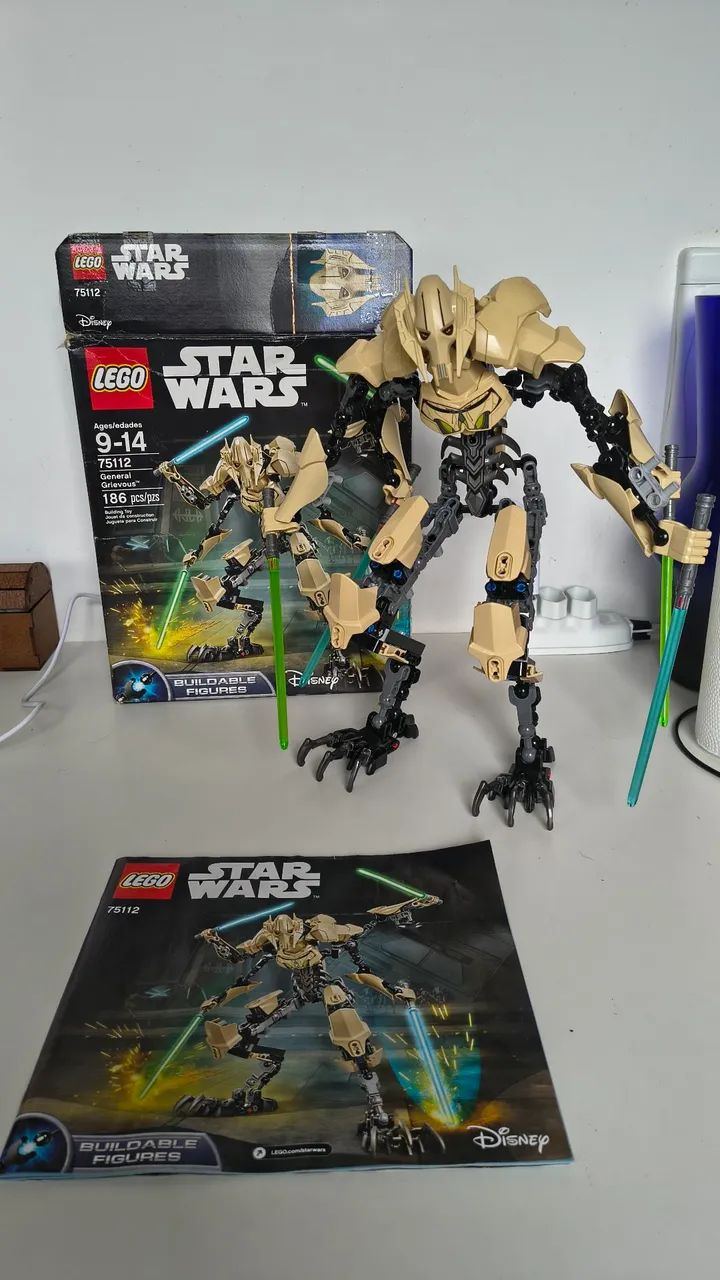 LEGO Star Wars 75112 General Grievous com caixa e manual originais - Foto 5