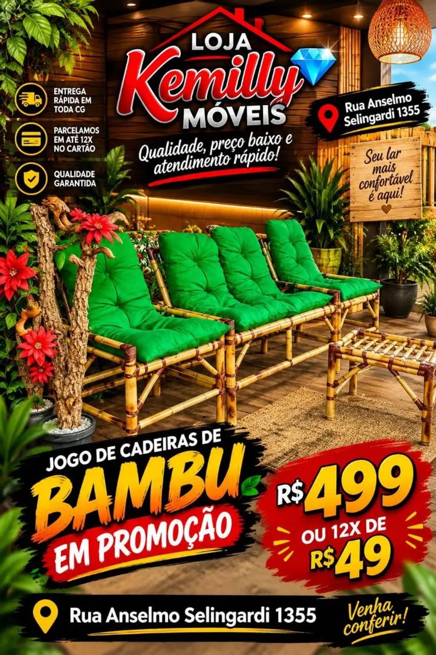 Jogos de bambu  - Foto 4