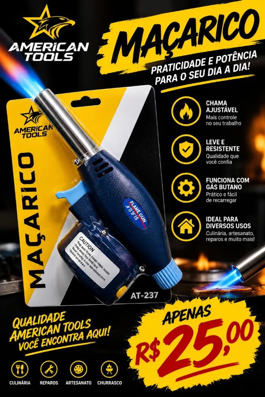 Maçarico Culinária 