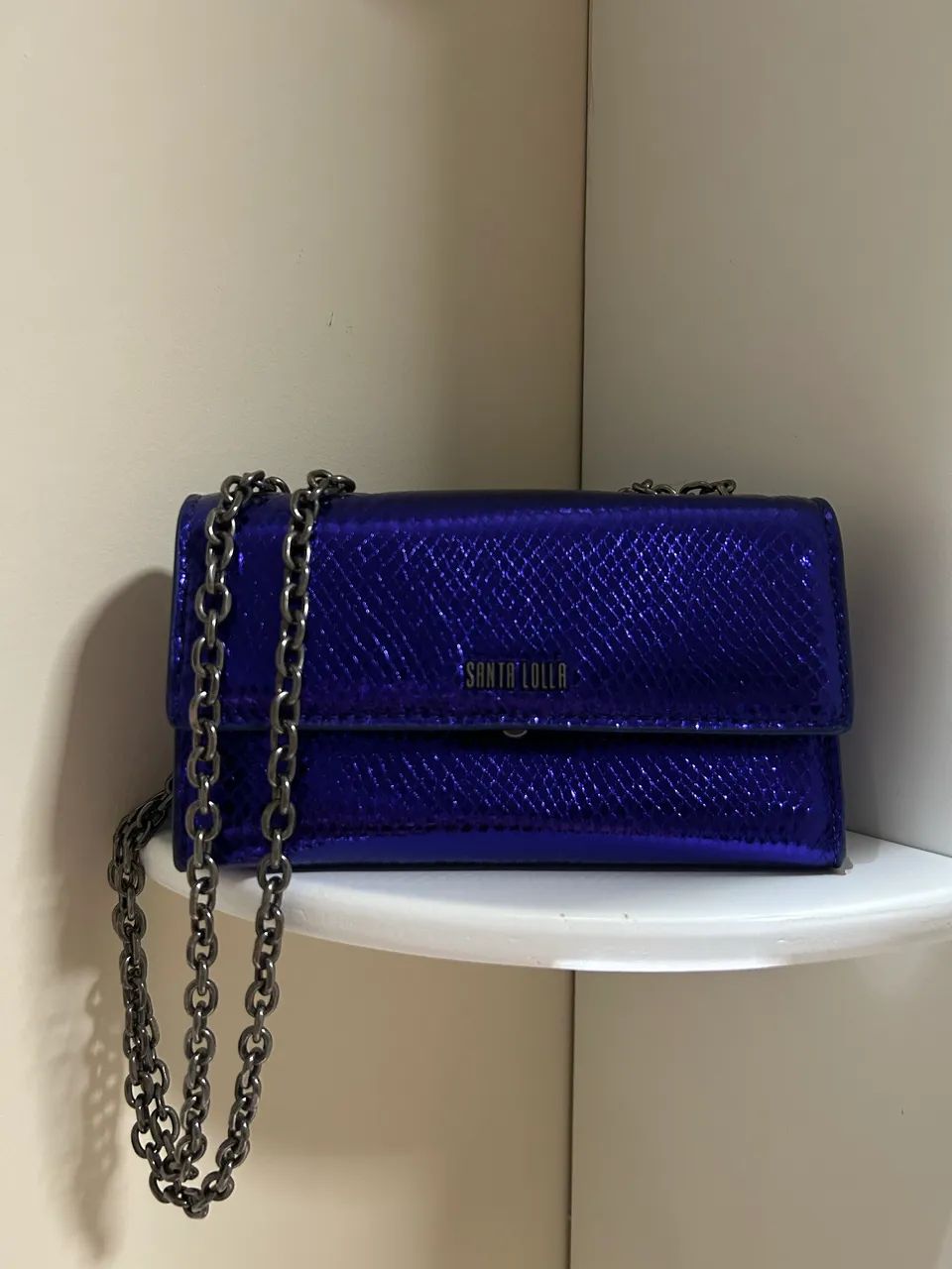 Bolsa Santa Lolla - Roxo cintilante 