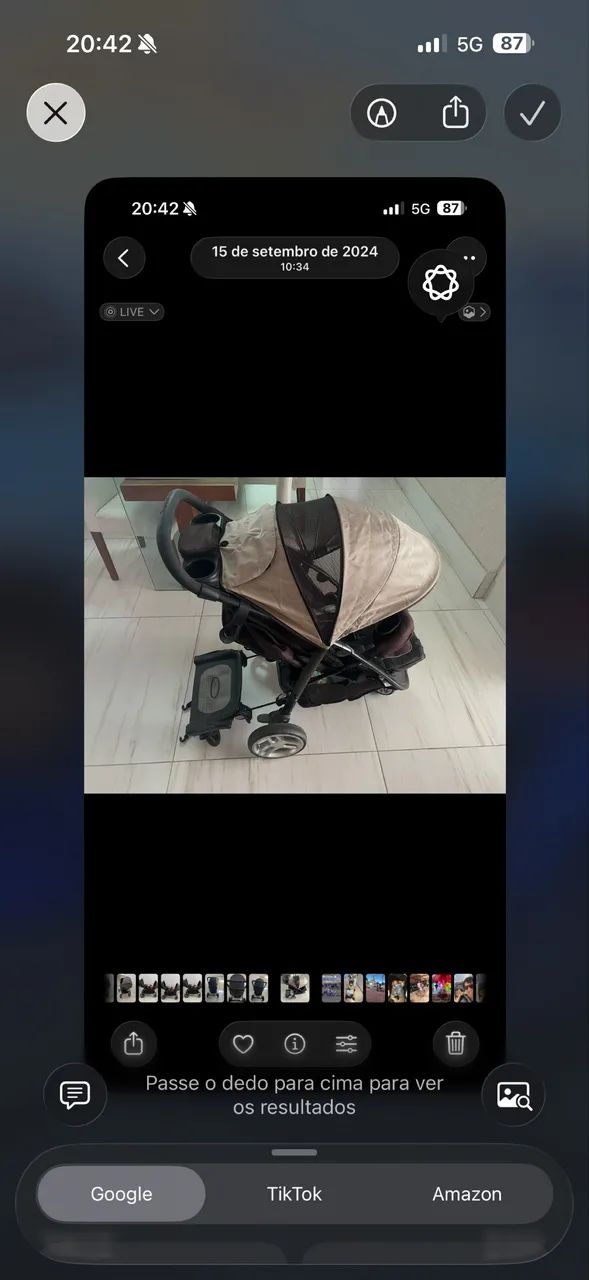 Carrinho graco usado