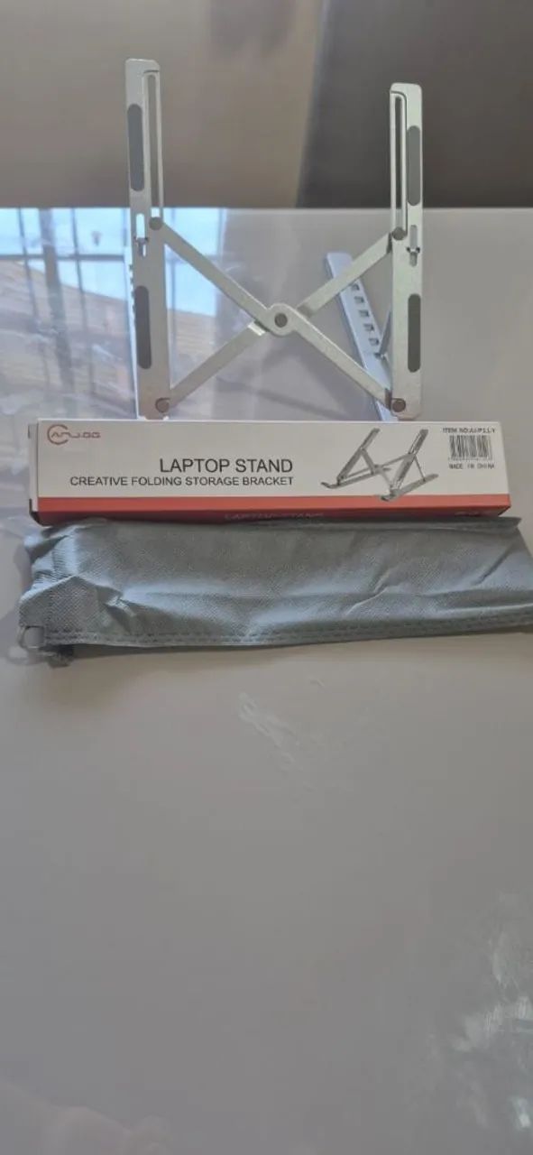 Suporte dobrável para notebook, tablet e celular - Foto 4