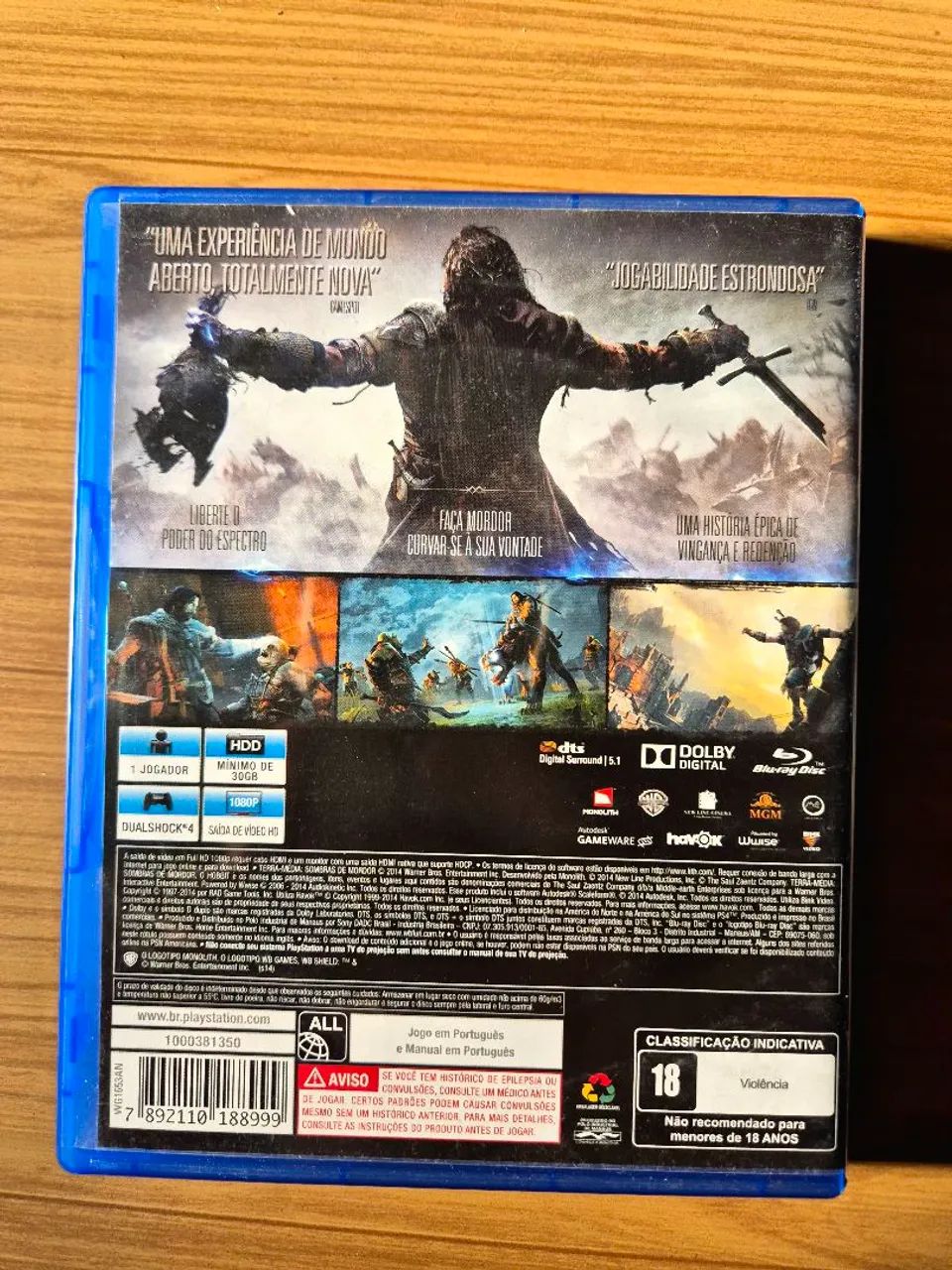 Jogo PS4 Original ? Sombras de Mordor - Foto 2