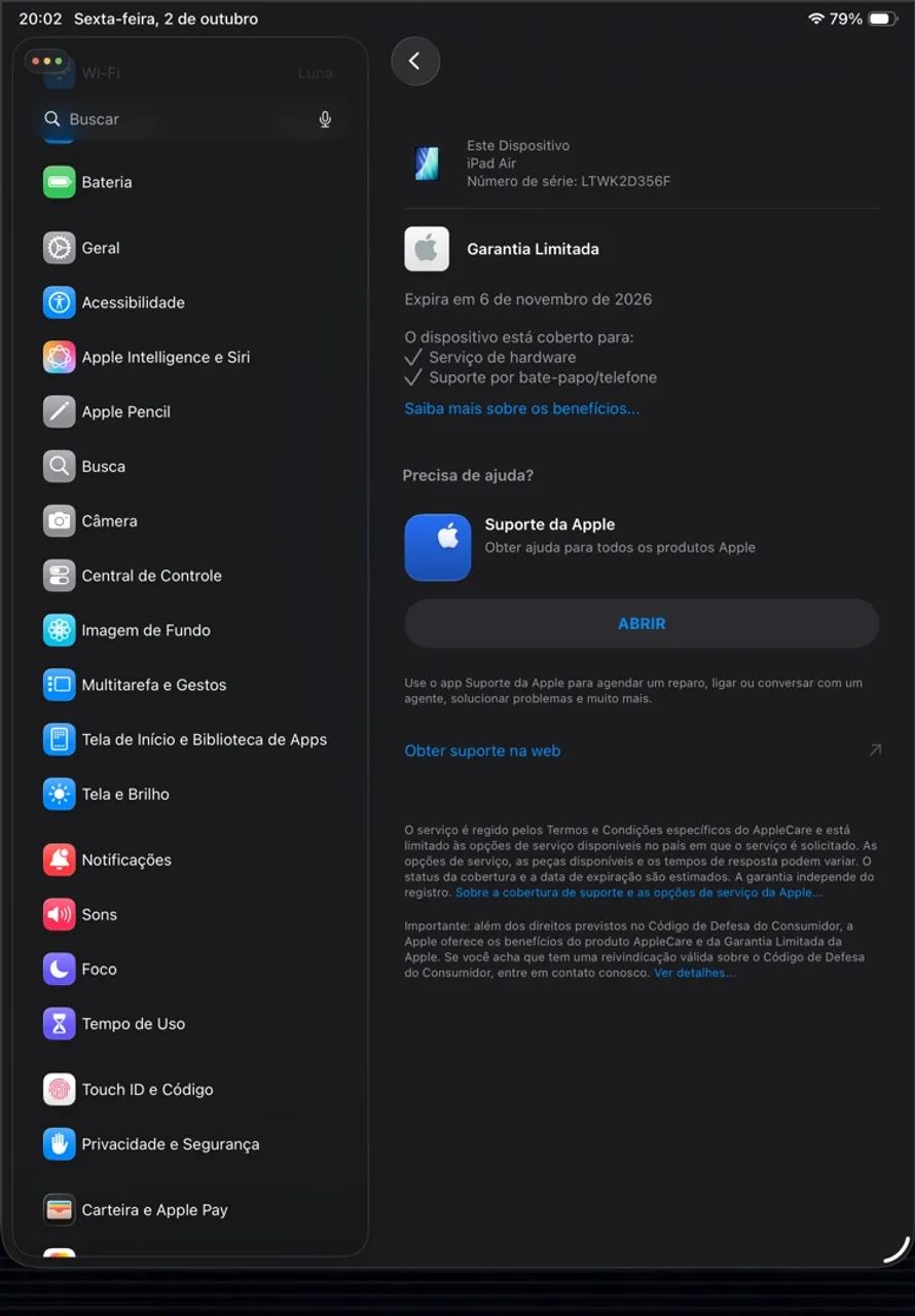 iPad Air M3 256GB 11 Polegadas + Apple Pencil Pro - Foto 5