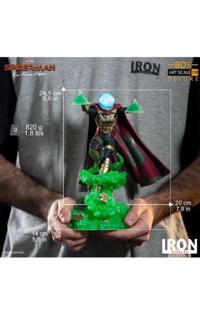 Estátua mysterio deluxe art scale 1/10 - spider-man: far from home - iron studios - Foto 2
