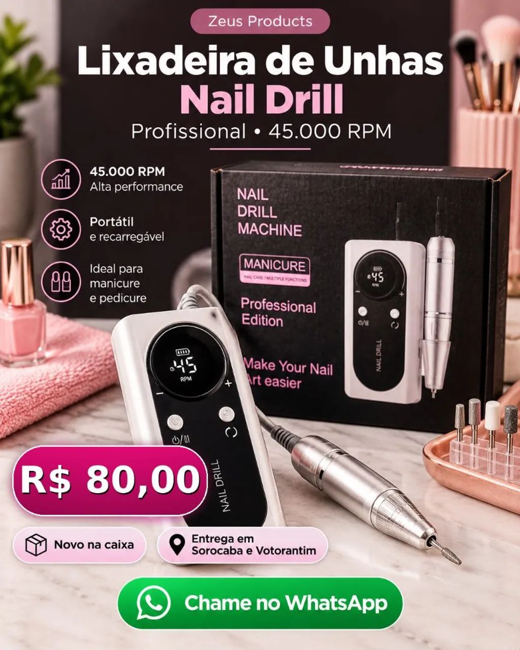 Lixadeira de unhas