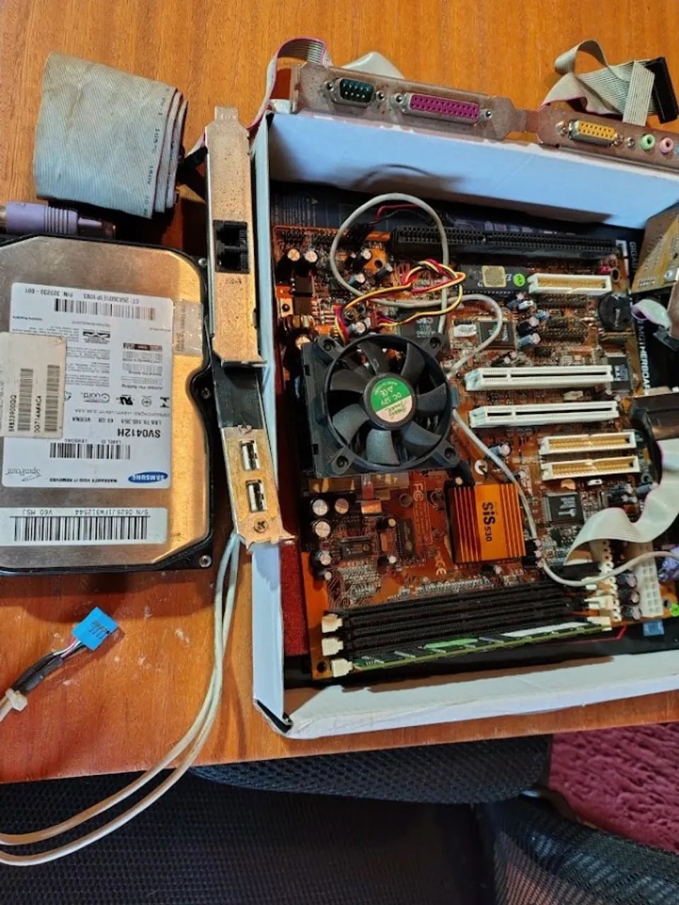 Kit PC Retro AMD K6-2 512MB HD IDE 40gb - Foto 4
