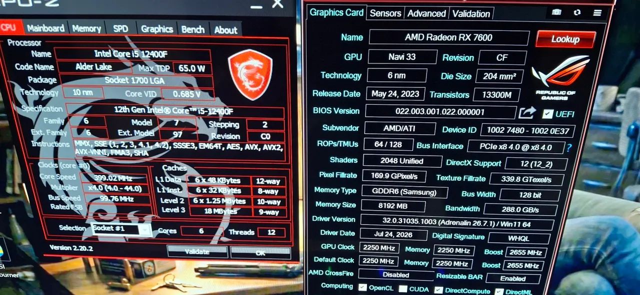 Pc Gamer i5 12400f/ RX 7600 - Foto 3