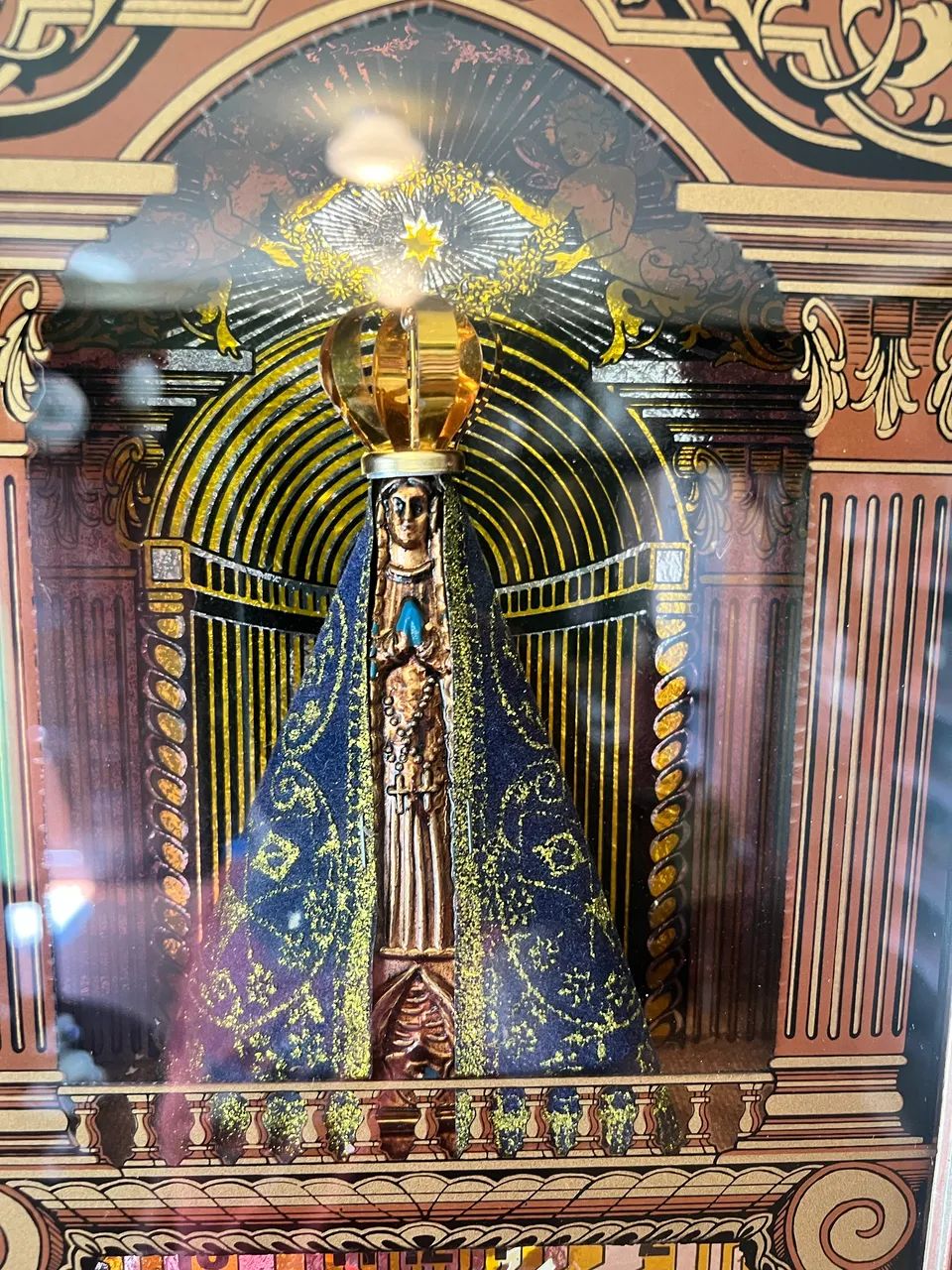 Relógio parede nossa senhora aparecida 