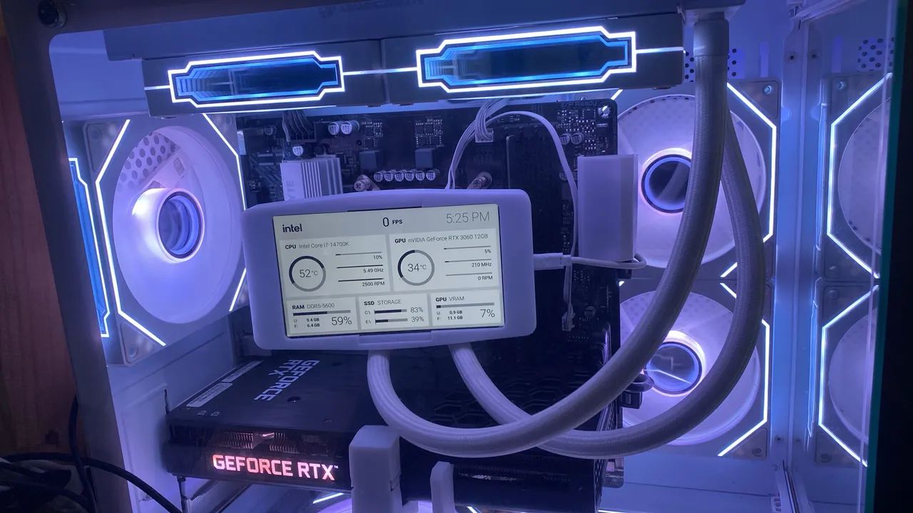 Tela para AIO watercooler  - Foto 3
