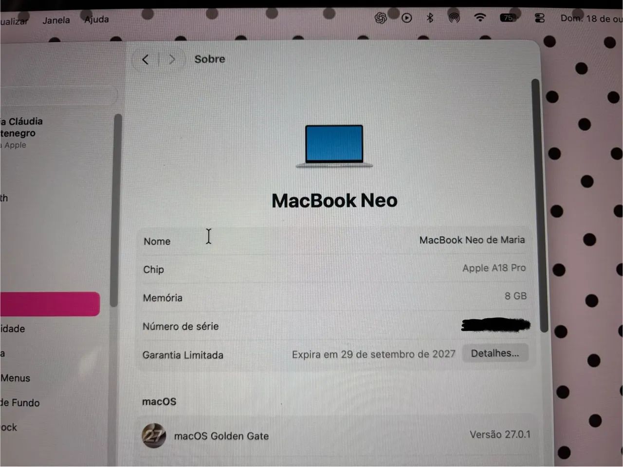 MacBook Neo Silver 256GB com garantia Apple - Foto 4