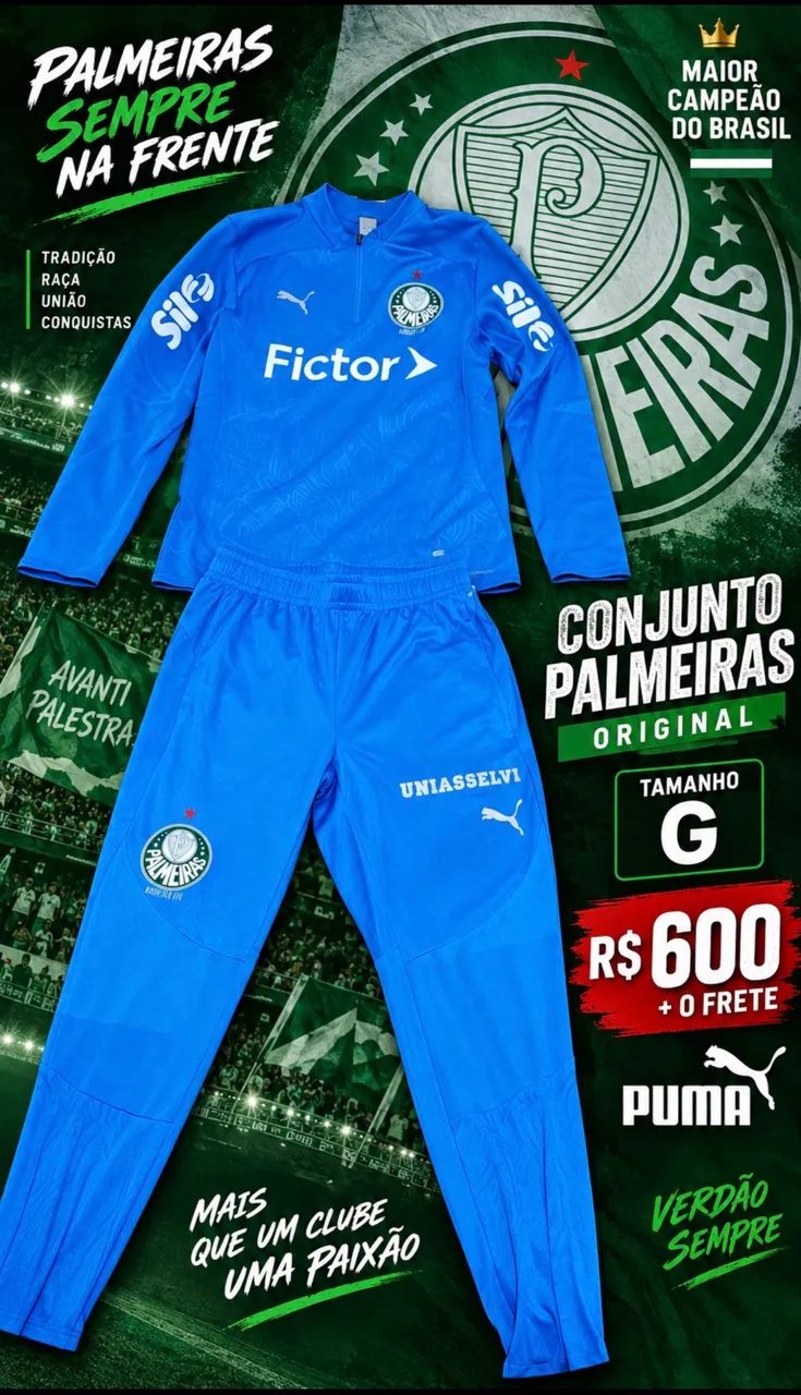 Conjunto original do palmeiras 