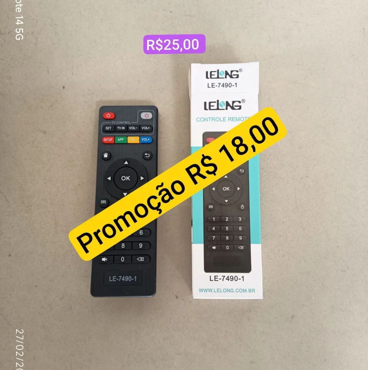 Controle Remoto TV BOX - Foto 2