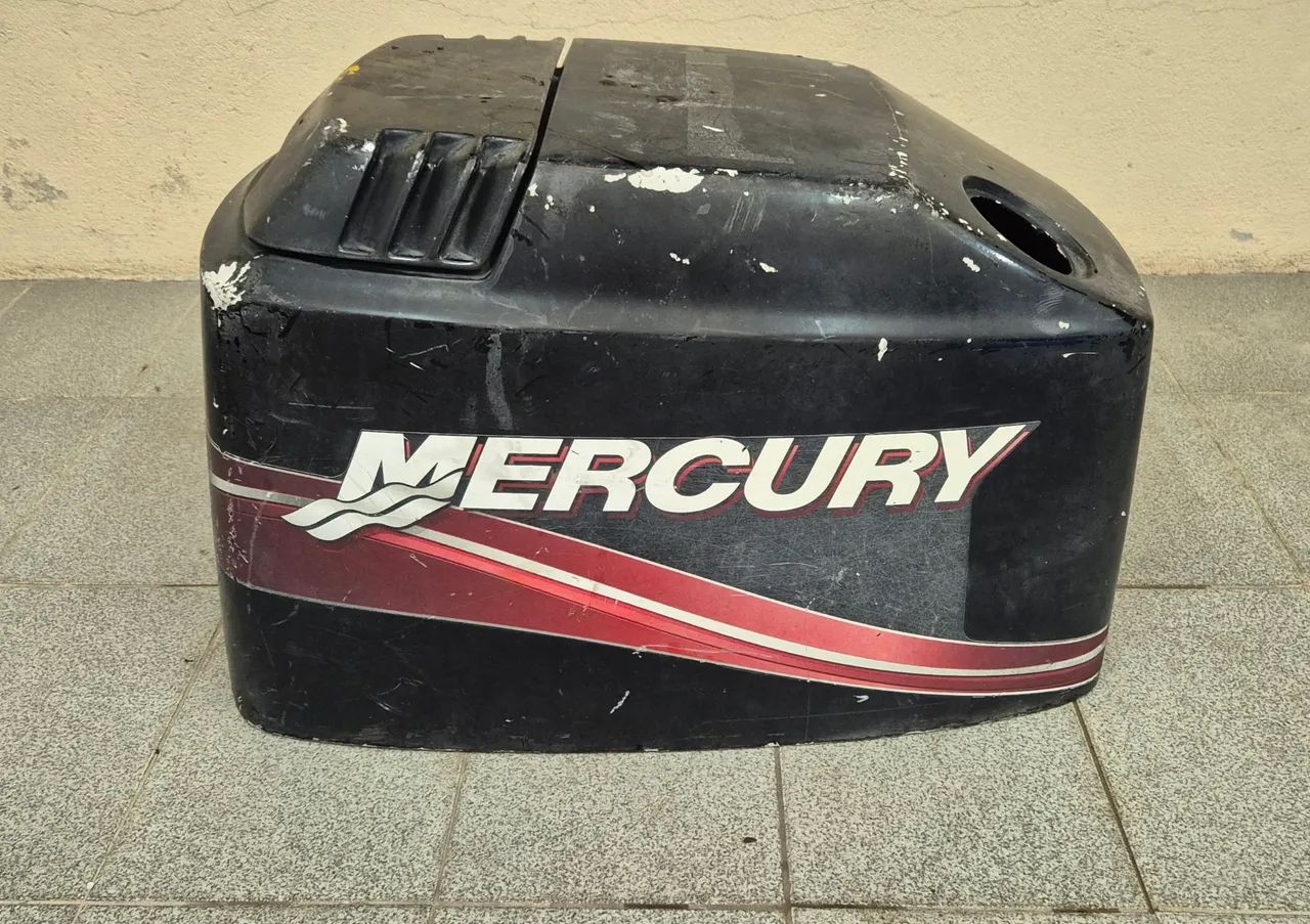 Capô carenagem motor popa mercury 75hp