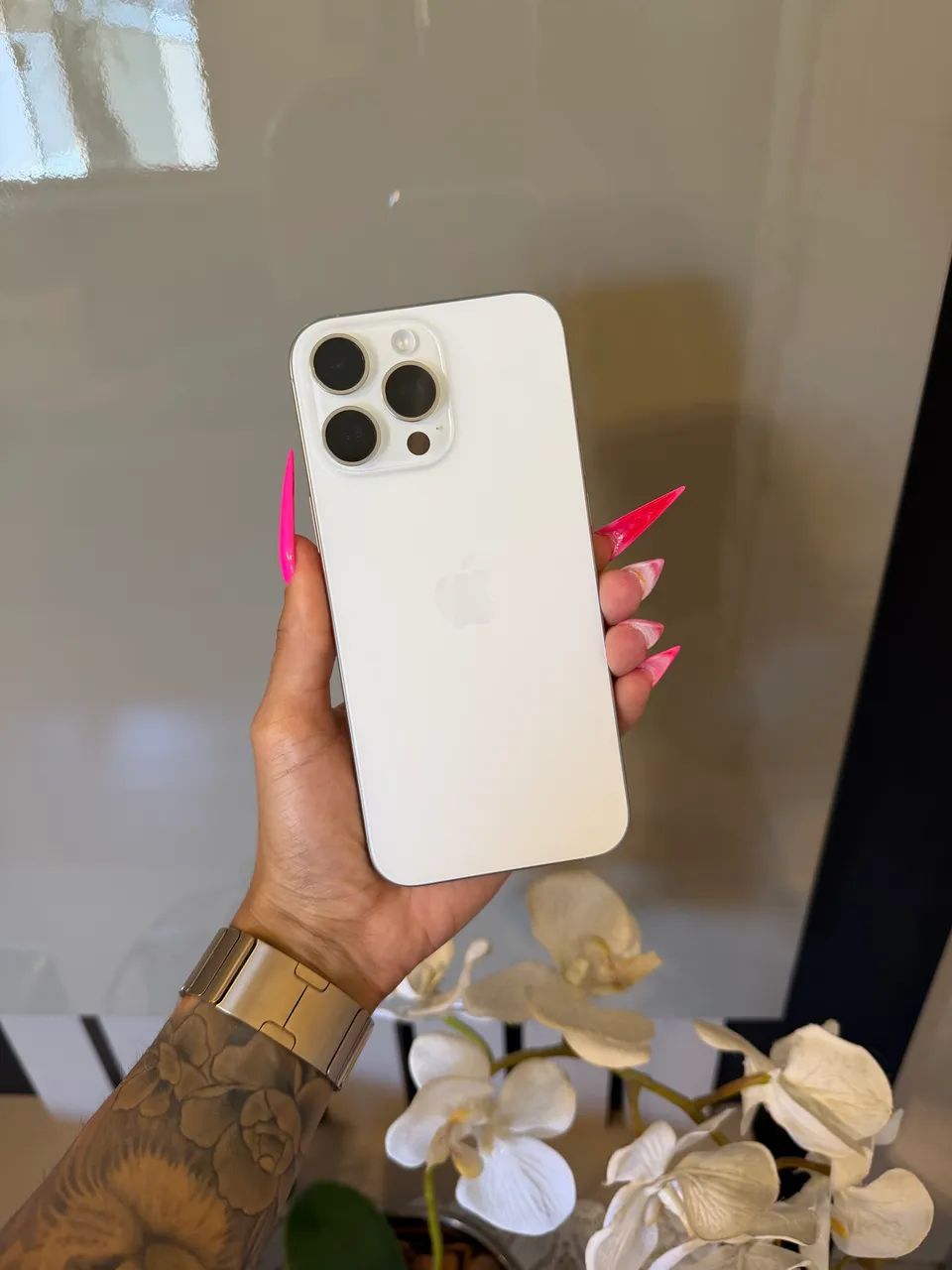 iPhone 16 Pro Max 256GB Branco - Foto 2