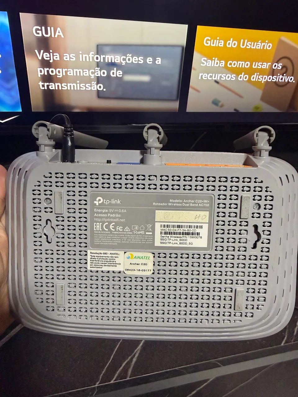 ROTEADOR INTELBRAS AC1200 4 antenas - Foto 3