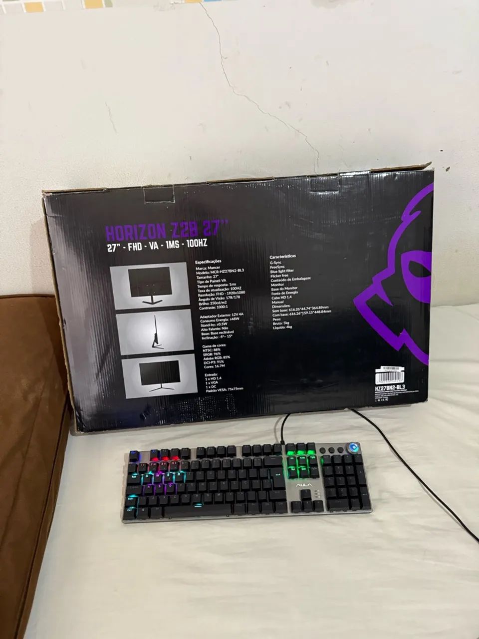 Monitor 27 polegadas + teclado ( aceita trocas )  - Foto 4
