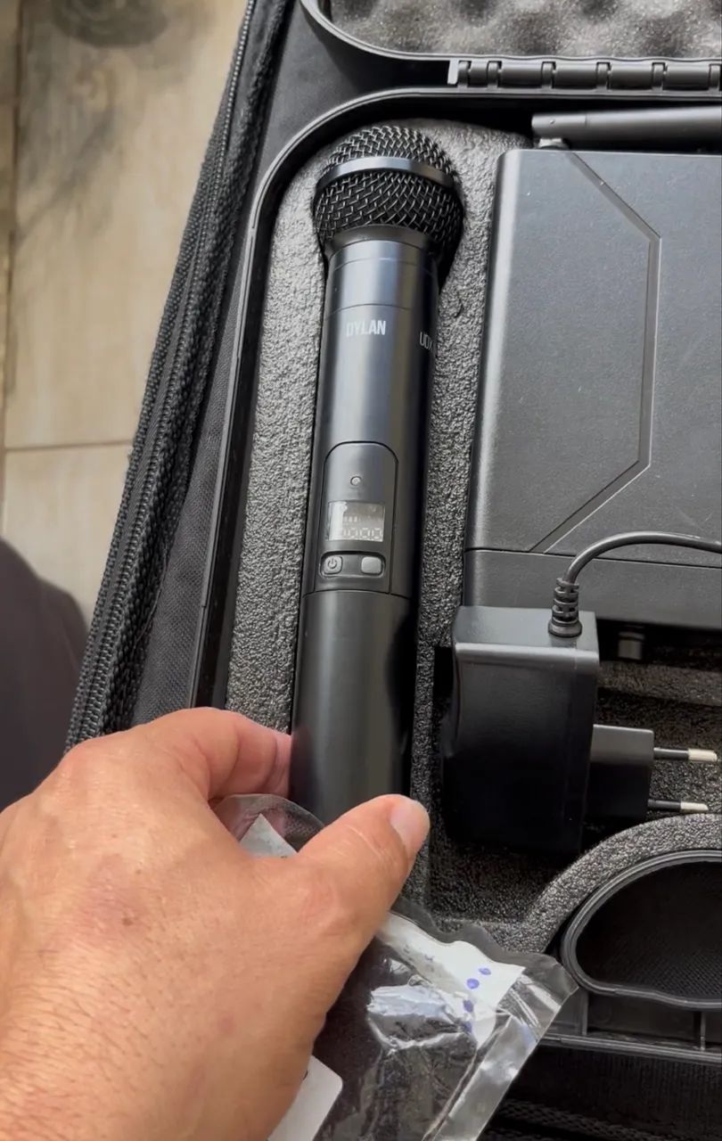 Vendo microfone sem fio duplo Dylan  - Foto 4