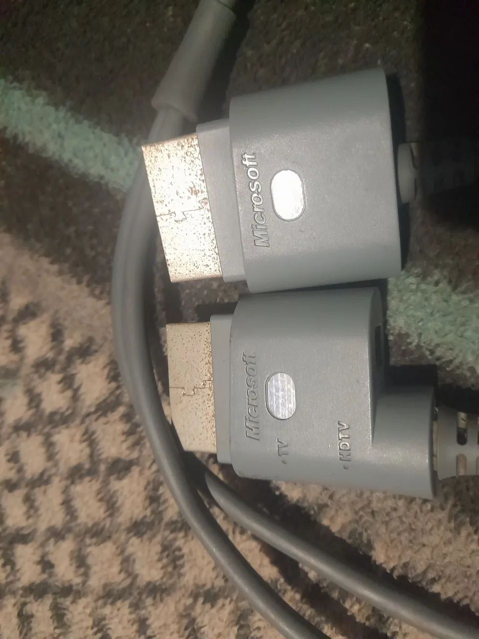 2 CABOS DE AUDIO E VIDEO XBOX 360
