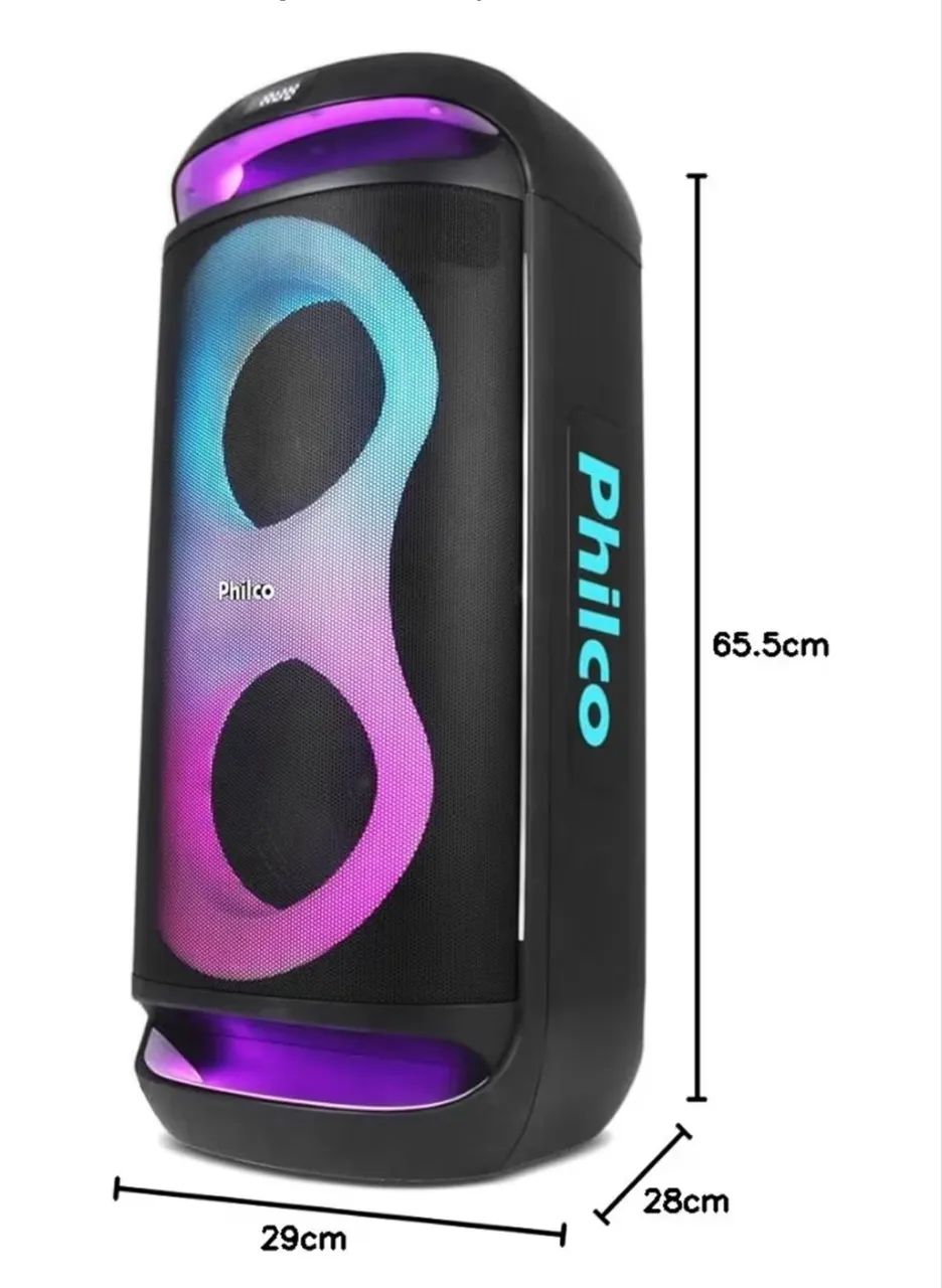 Caixa de Som Philco 800W Bluetooth - PCX6702 - Foto 4