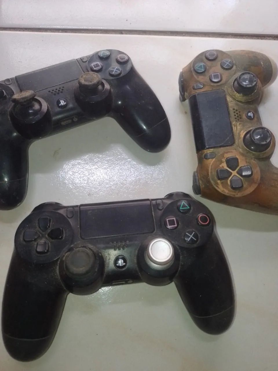Controle ps4 pra retirada de peça e concerto 