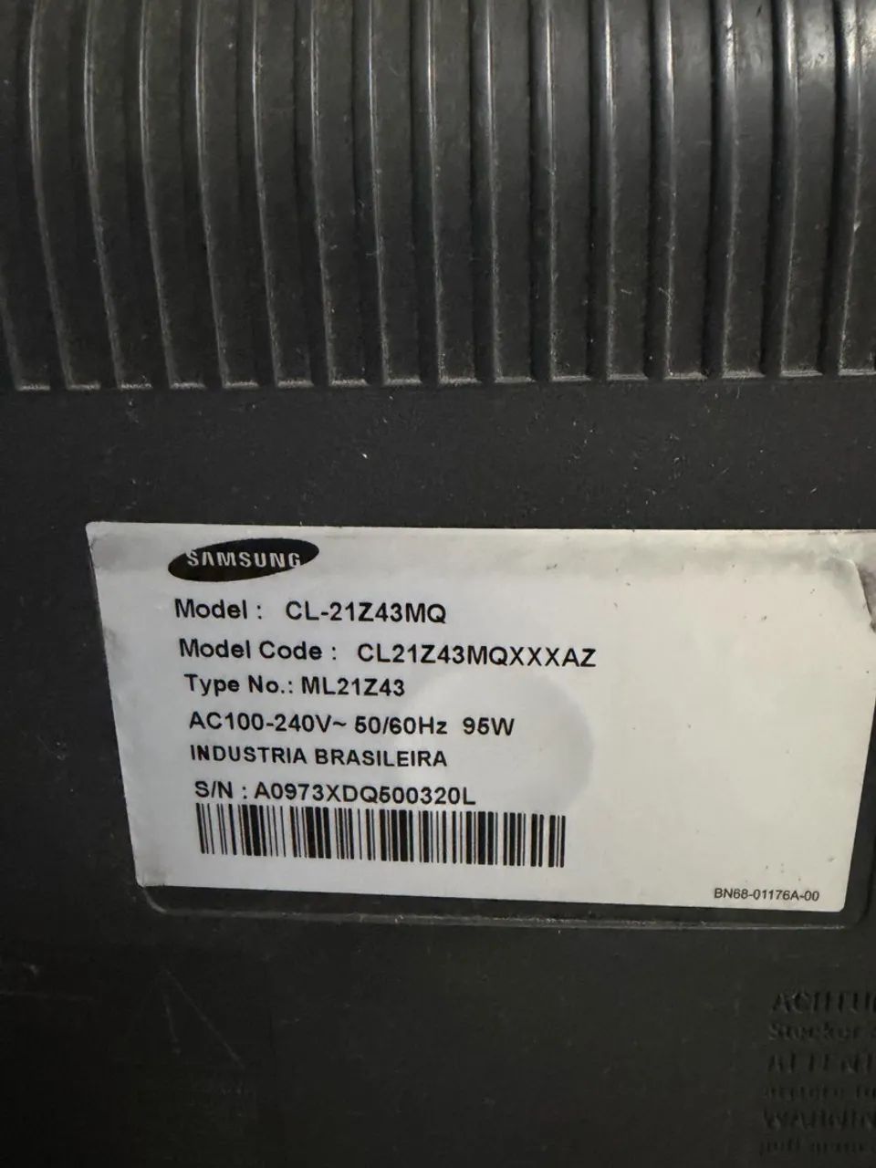 TV de Tubo Samsung 21 Polegadas - CL-21Z43MQ - Retrô - Foto 3