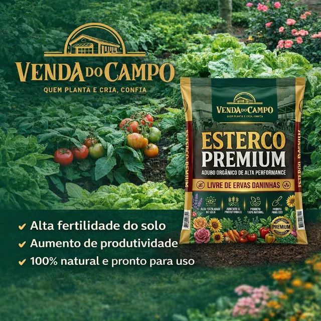 Esterco Bovino - Sem Ervas Daninhas  - Foto 3