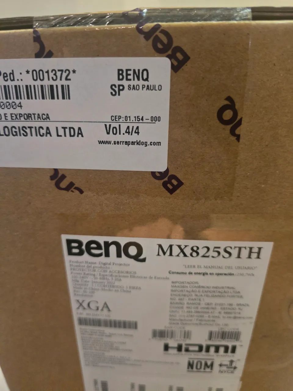Projetor Benq MX825STH lacrado na caixa. - Foto 3