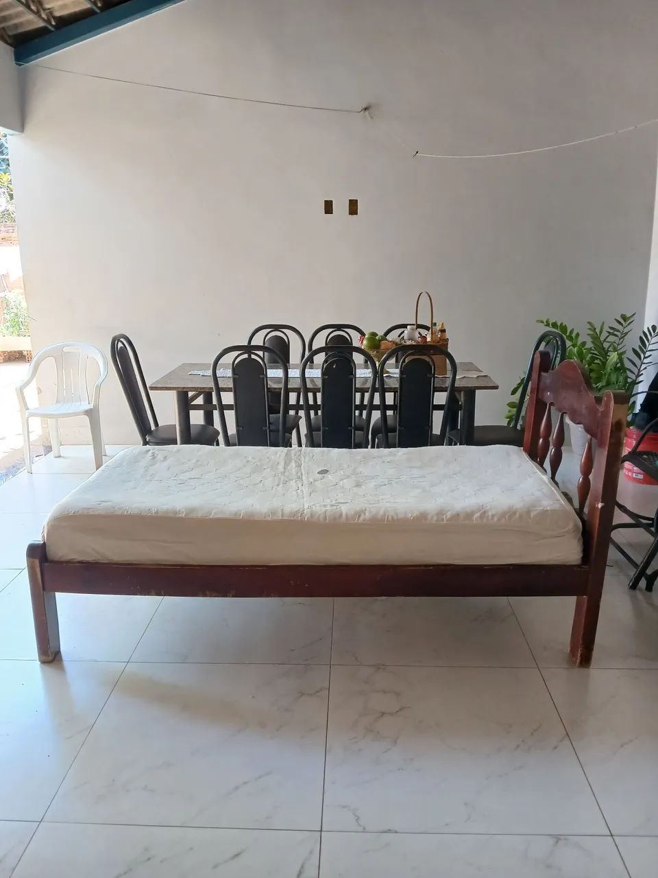 Cama de solteiro com colchão - Foto 4
