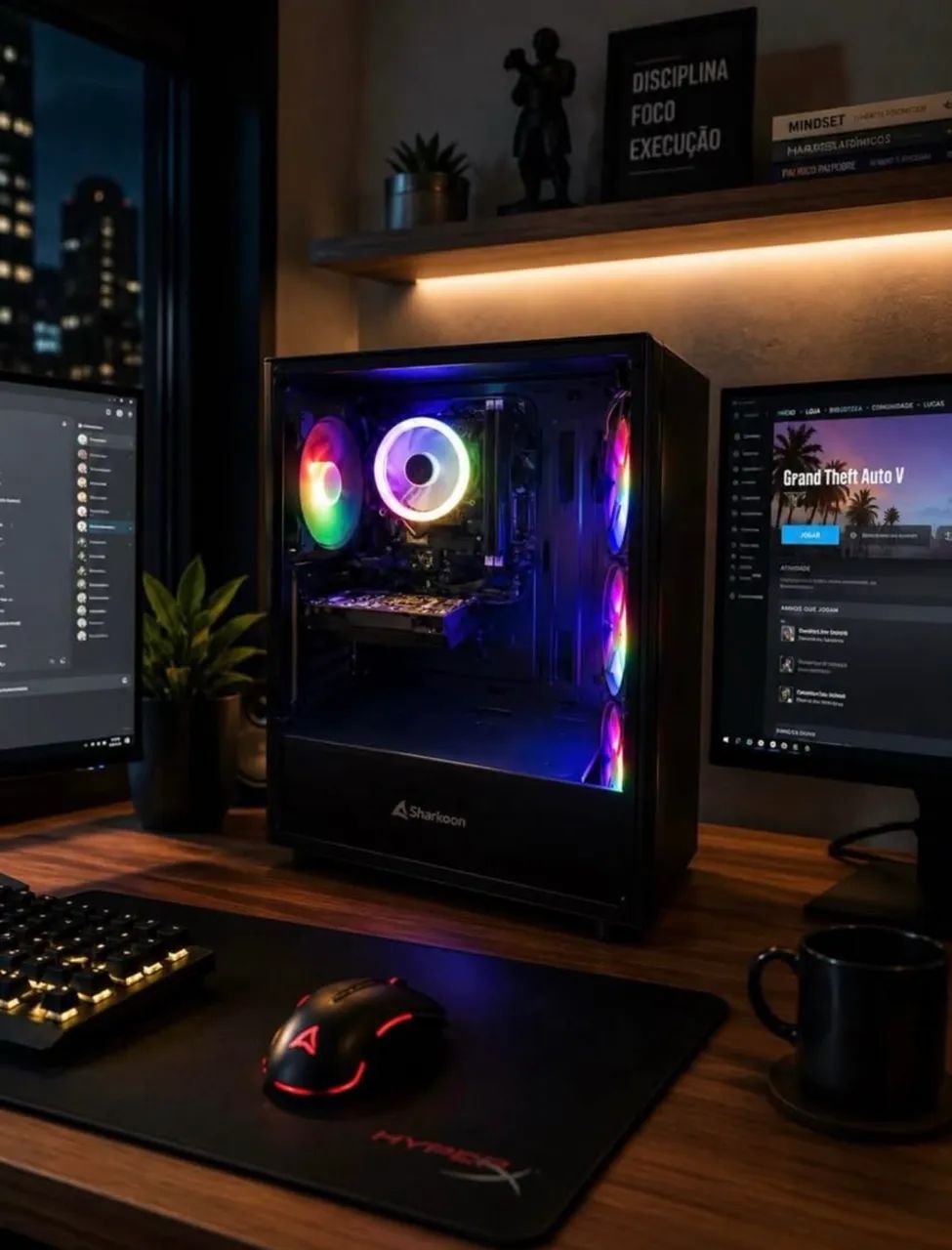 Pc gamer para sair rápido acompanha mouse e teclado  - Foto 3