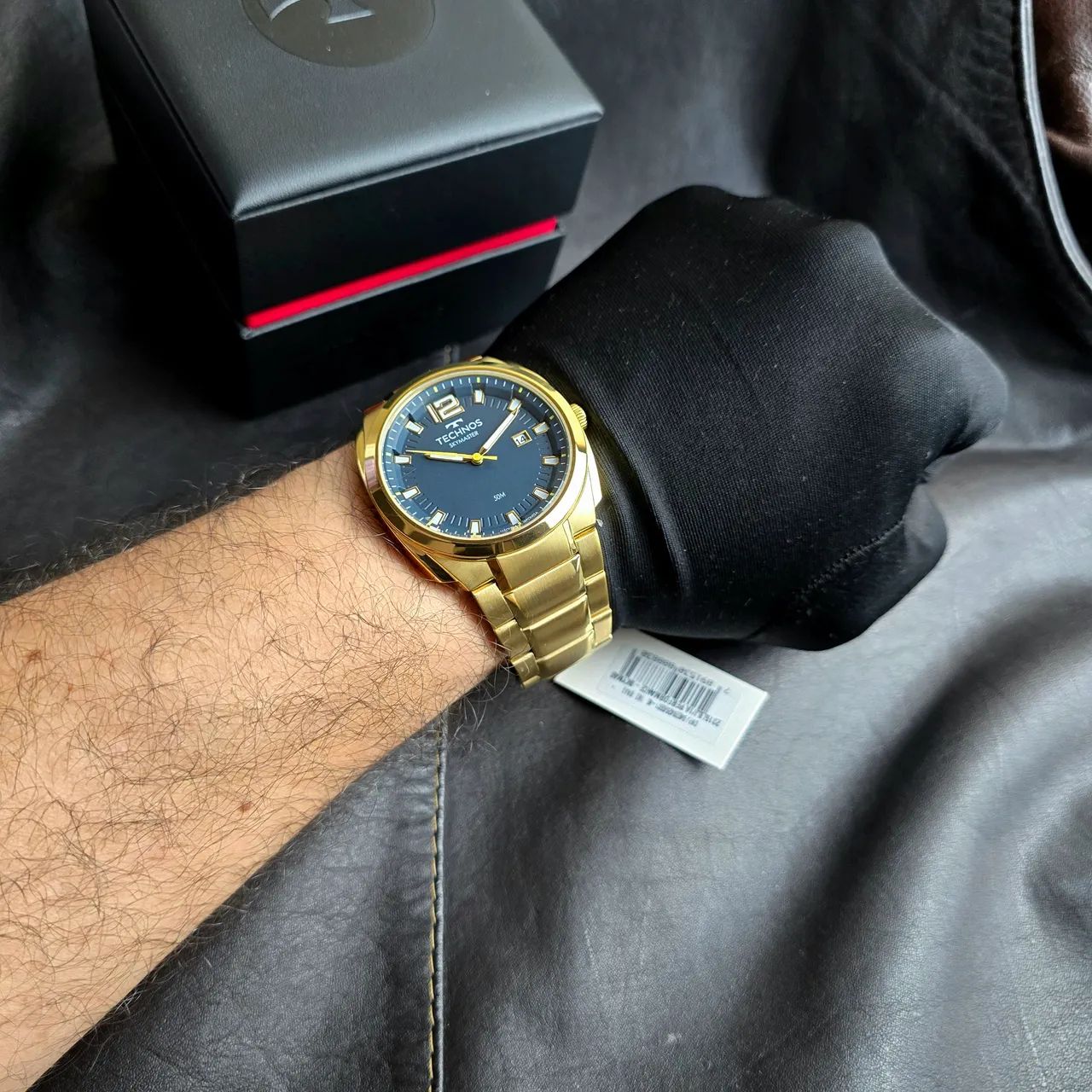 Relógio Technos Skymaster 44mm Dourado 2315LBJ/1A - Acessórios