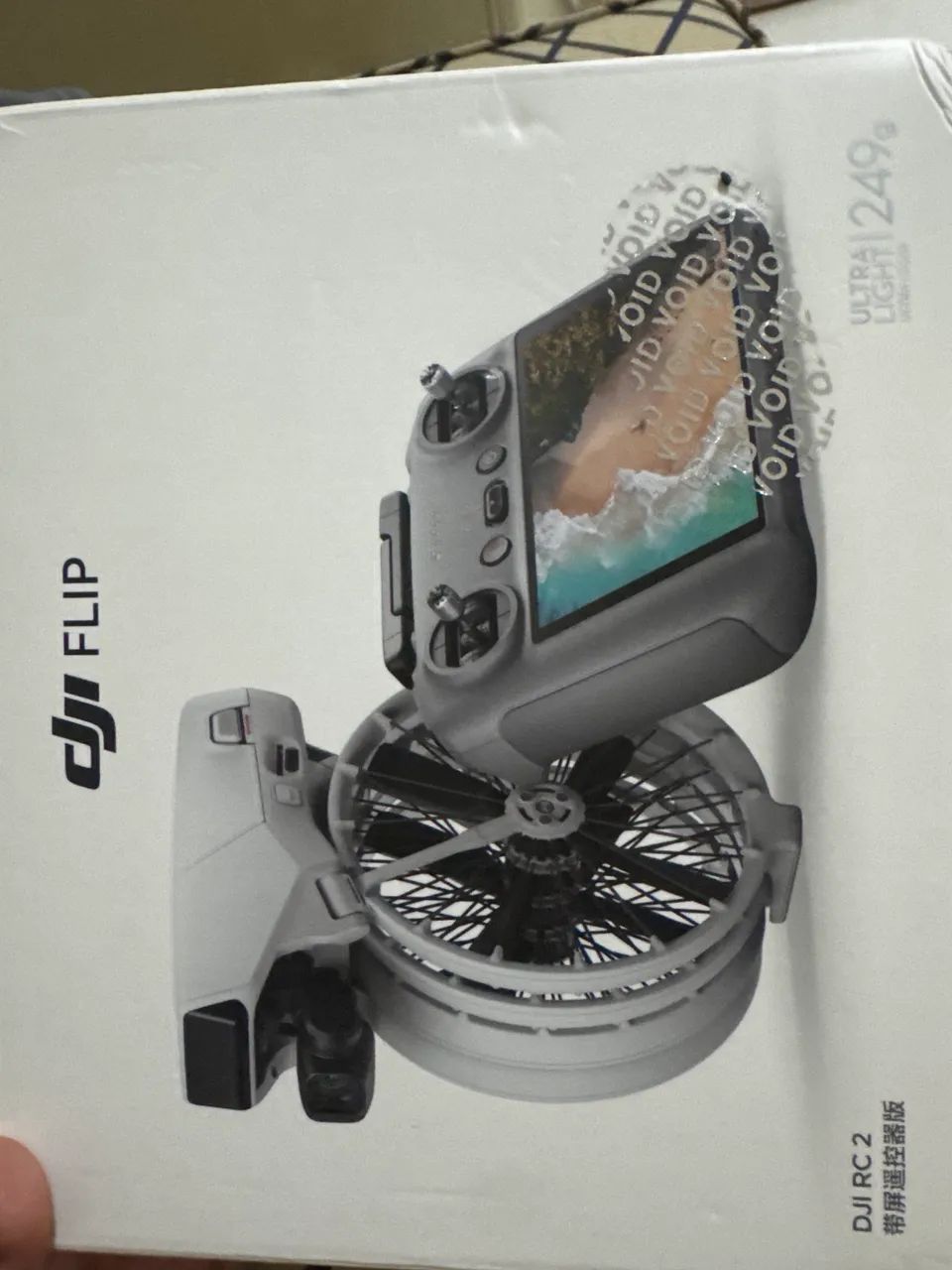 DRONE DJI FLIP COM RC 2 HOMOLOGADO ANATEL Nunca usado na caixa