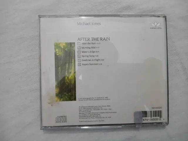 Cd - Michael Jones - After The Rain - 1988 - Importado - Foto 2