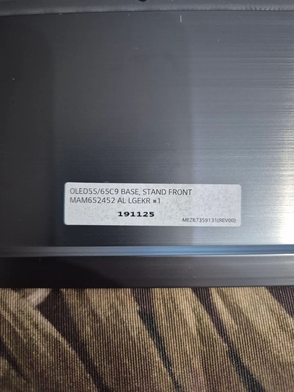 Base frontal de pedestal daLG OLED - Foto 2