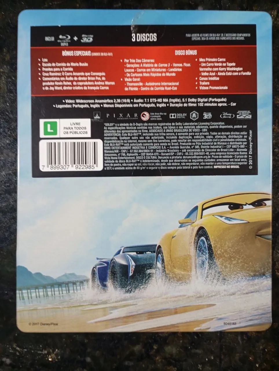 Trilogia Cars em blu-ray  - Foto 5