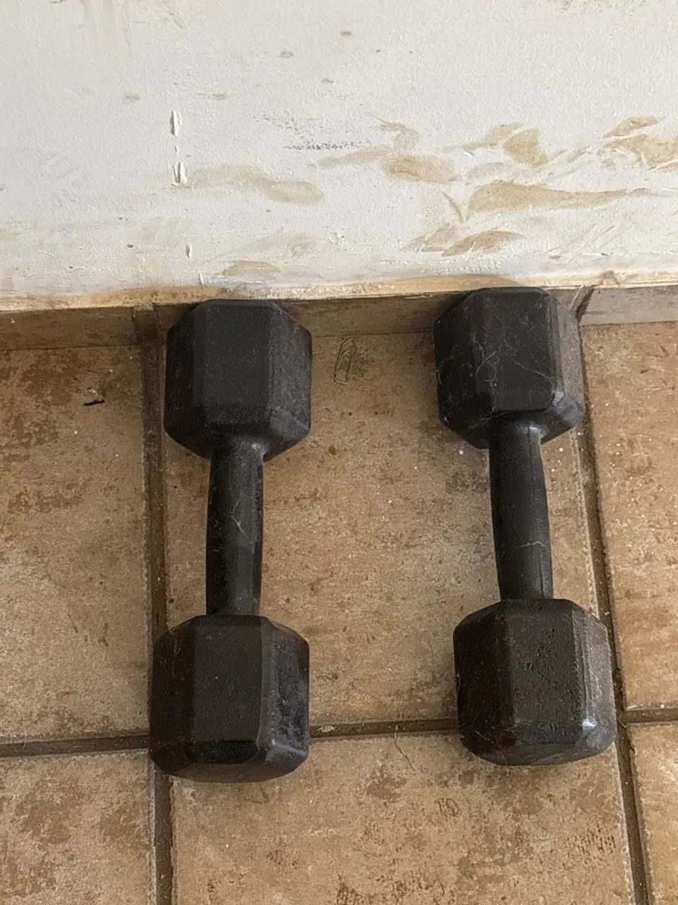 2x halteres de 10kg 