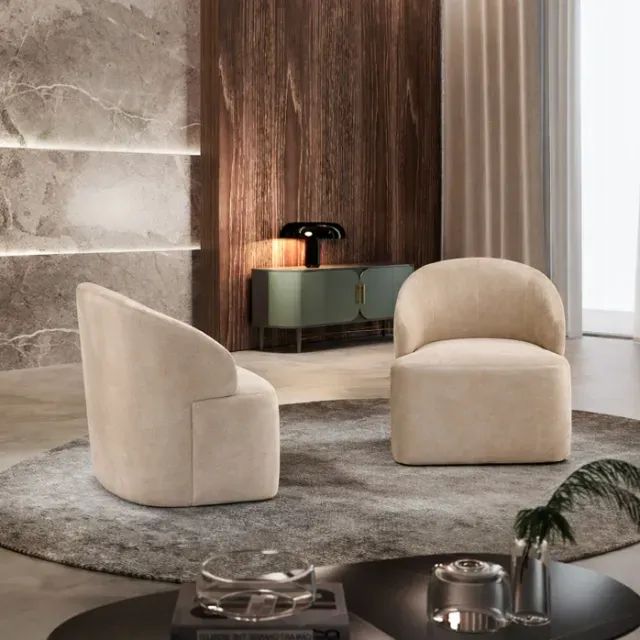 Novidade!! Poltrona Decorativa Victoria em Boucle Luxury 62cm