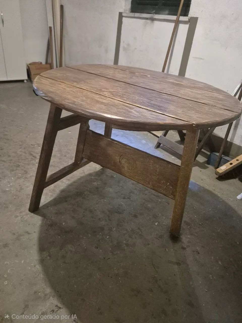 Mesa de canto rústica  com 3 pés - Foto 4