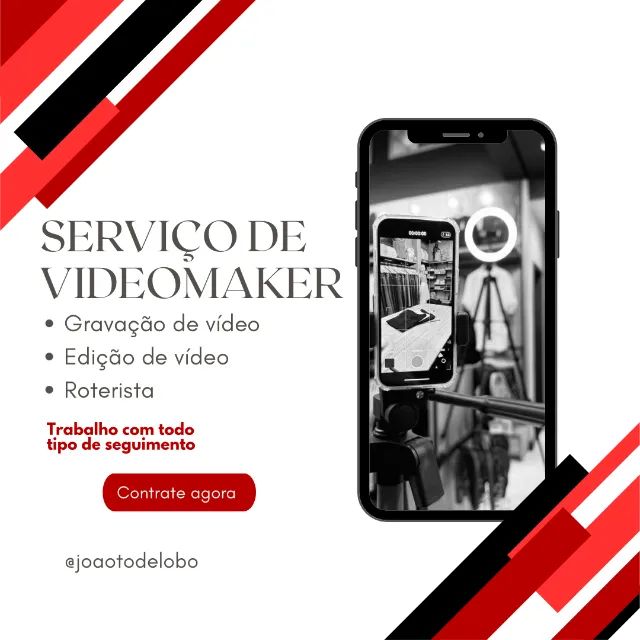 SERVIÇO DE VIDEOMAKER 