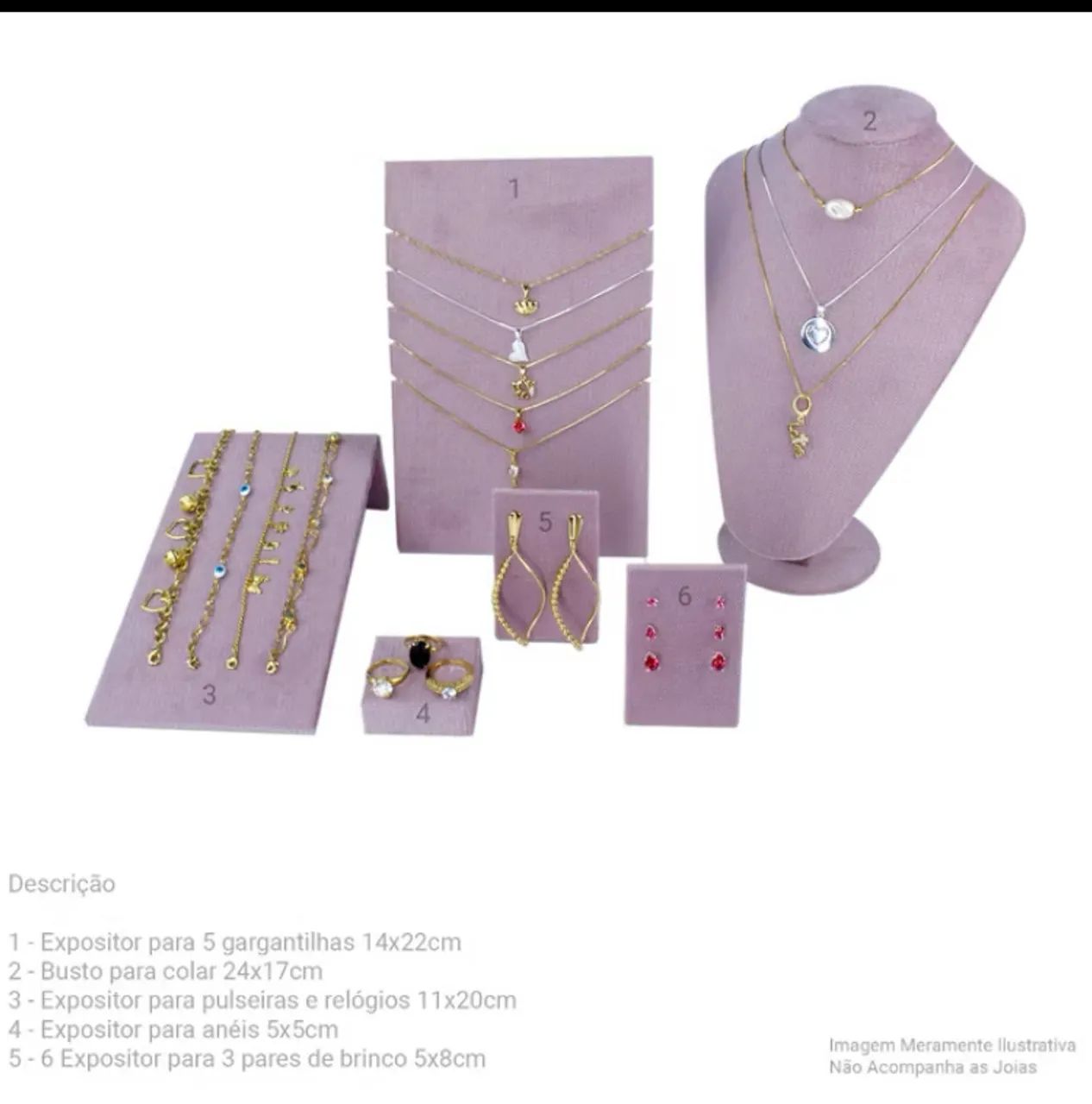 Kit expositor de joias - Foto 4