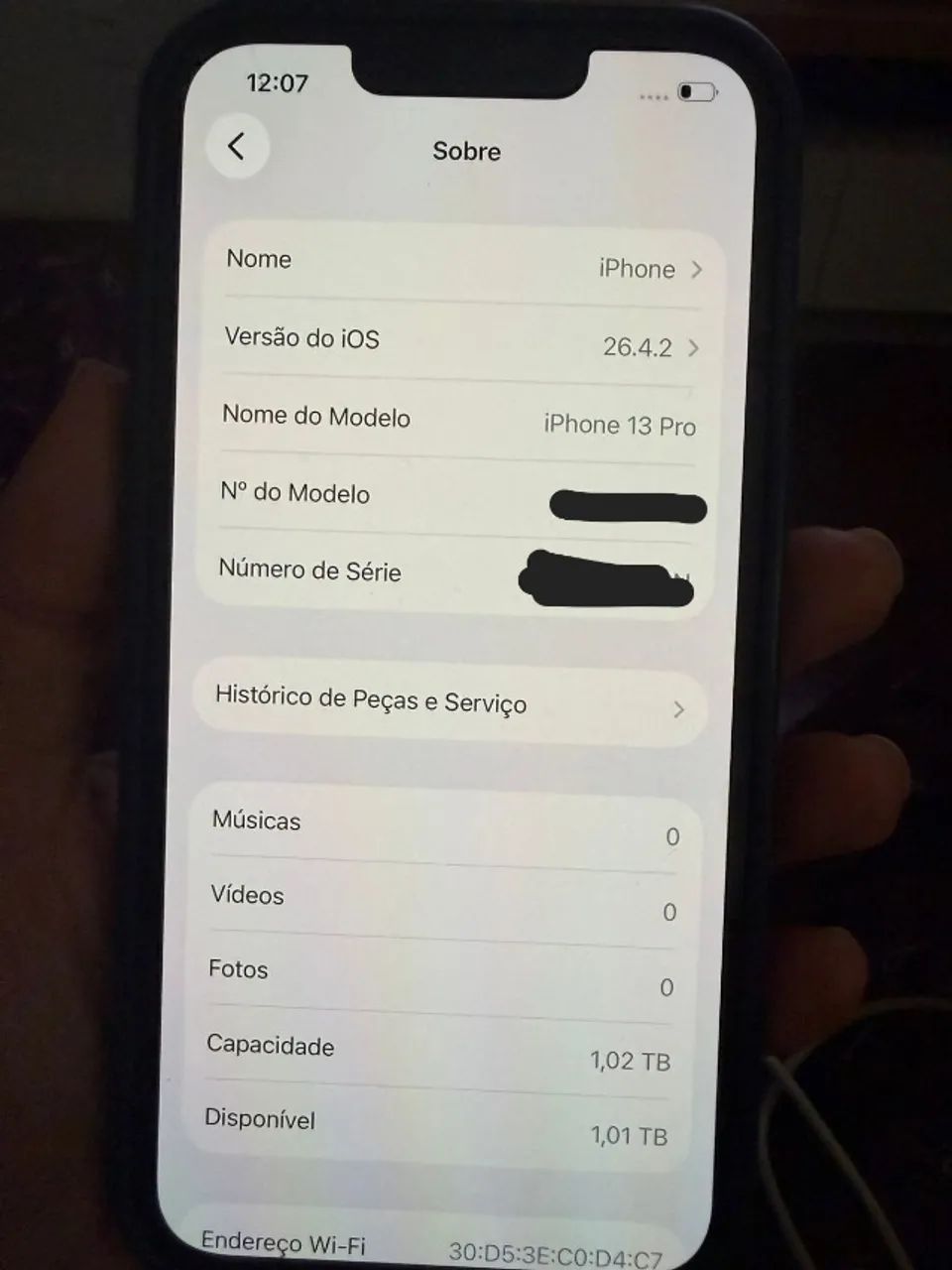 Iphone 13 Pro 1TB grafite excelente estado de conservação/ bateria 77% - Foto 3