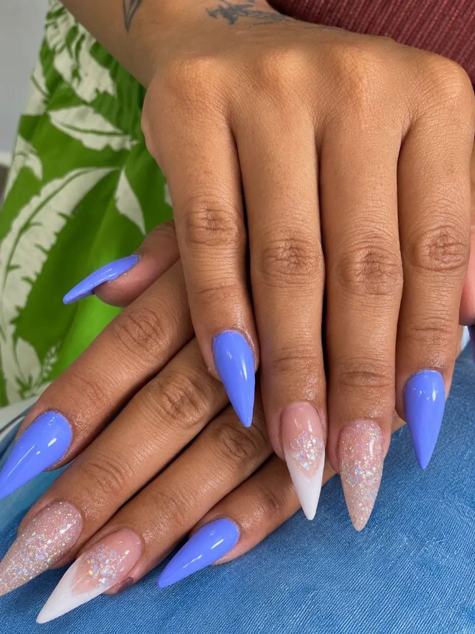 Unha em gel + pedicure 